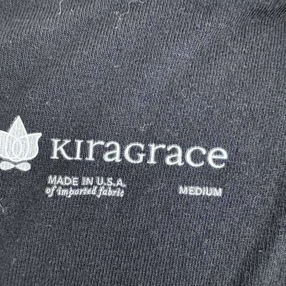 KIRAGRACE Dress size Medium Wrap Yoga Sleeveless Mimimalist USA Made - Picture 14 of 16